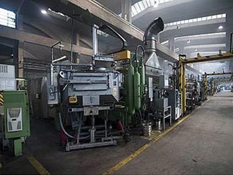Die casting production hall